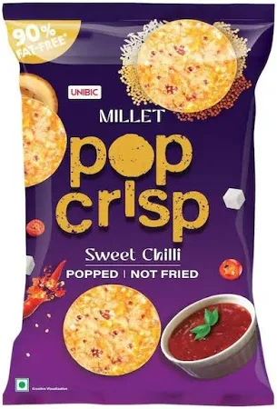 Unibic Millet Pop Crisp Sweet Chilli 16g